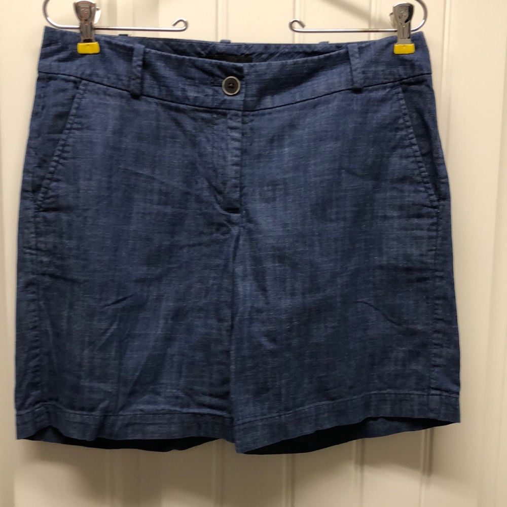 Talbots Chambray Blue Shorts.